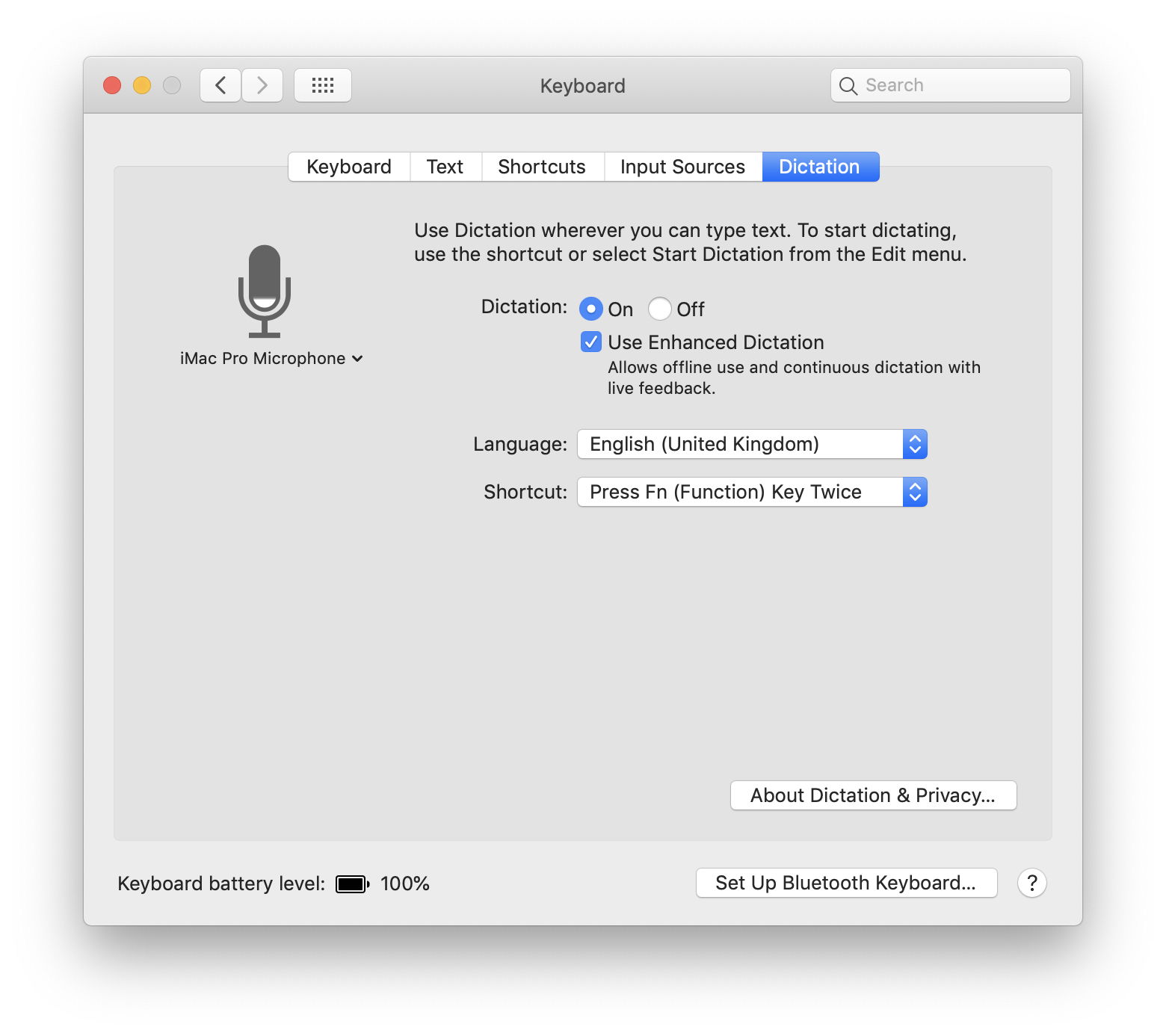 use siri for dictation on mac